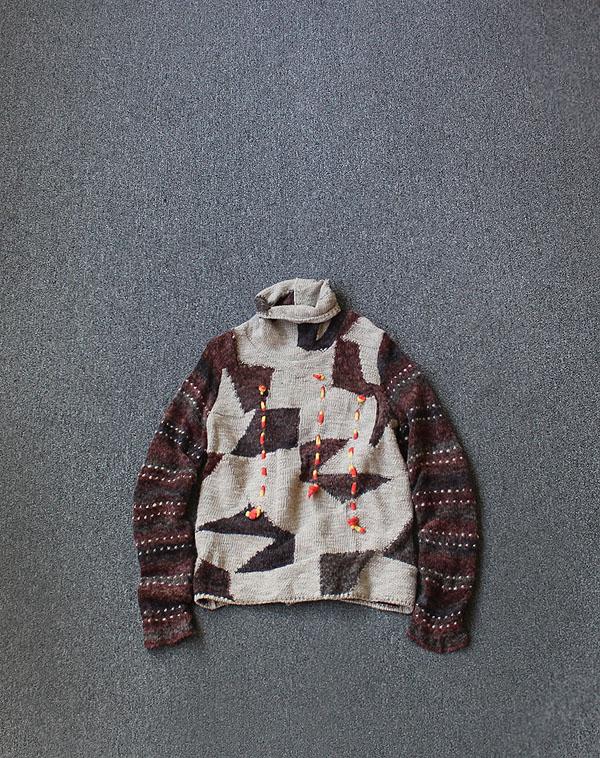 Sensounico Natural Knitting Turtleneck