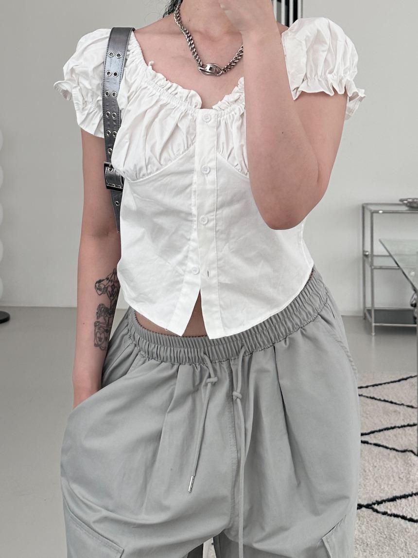 [BEST] Frill lovely blouse (2color)