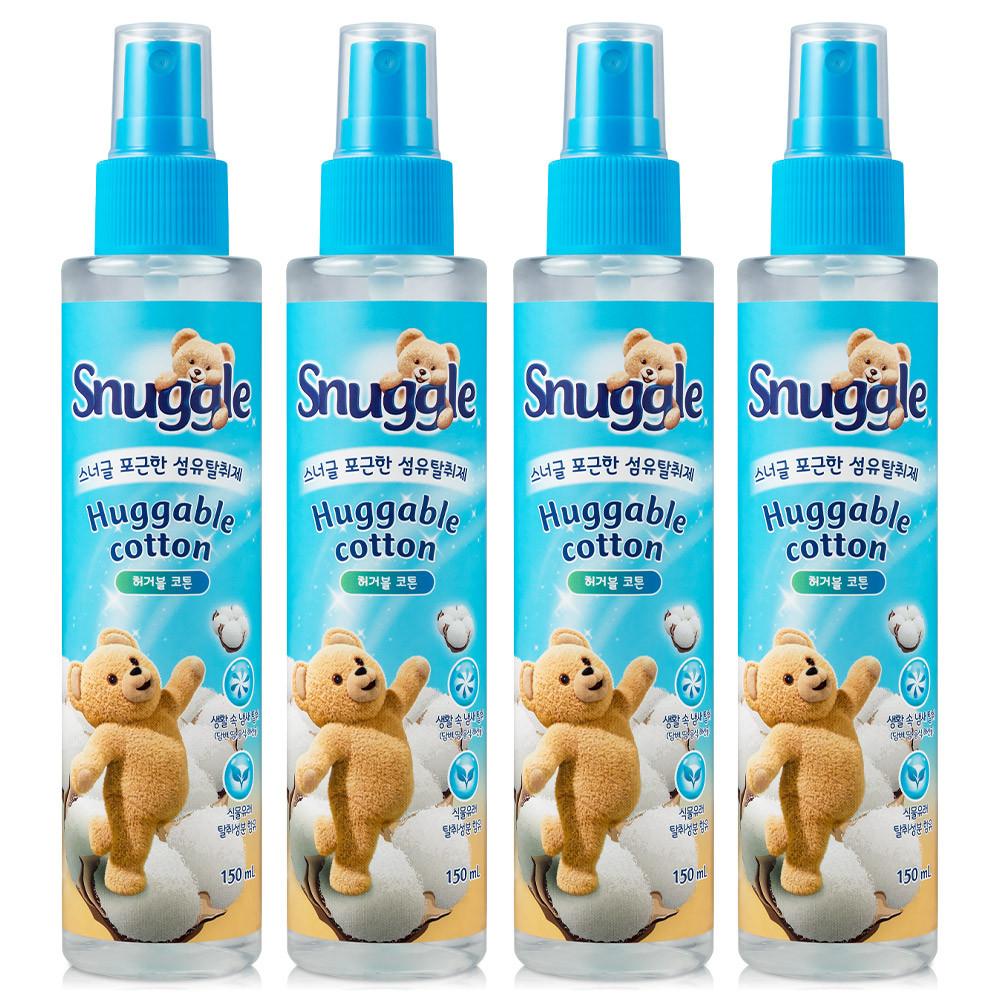 스너글 섬유탈취제 섬유향수 드레스퍼퓸 150ml 4개 룸스프레이 패브릭 탈취제 땀냄새제거 은은한 향