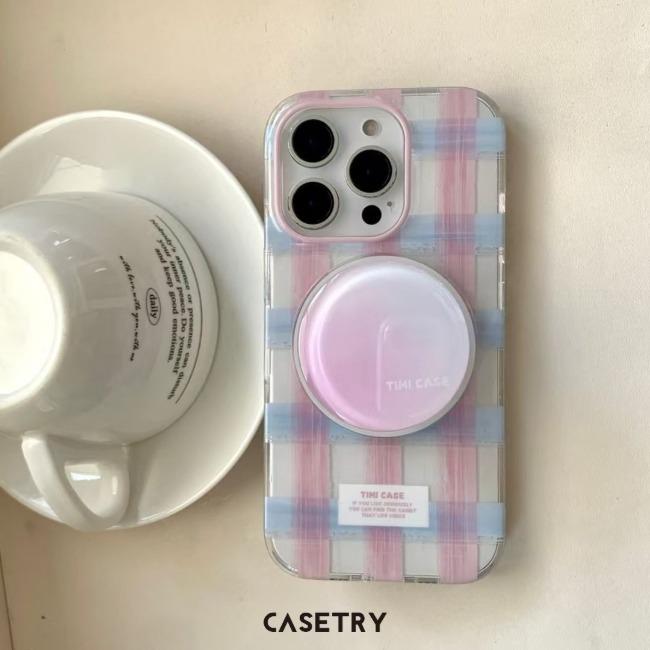 맥세이프 파스텔체크톡 케이스