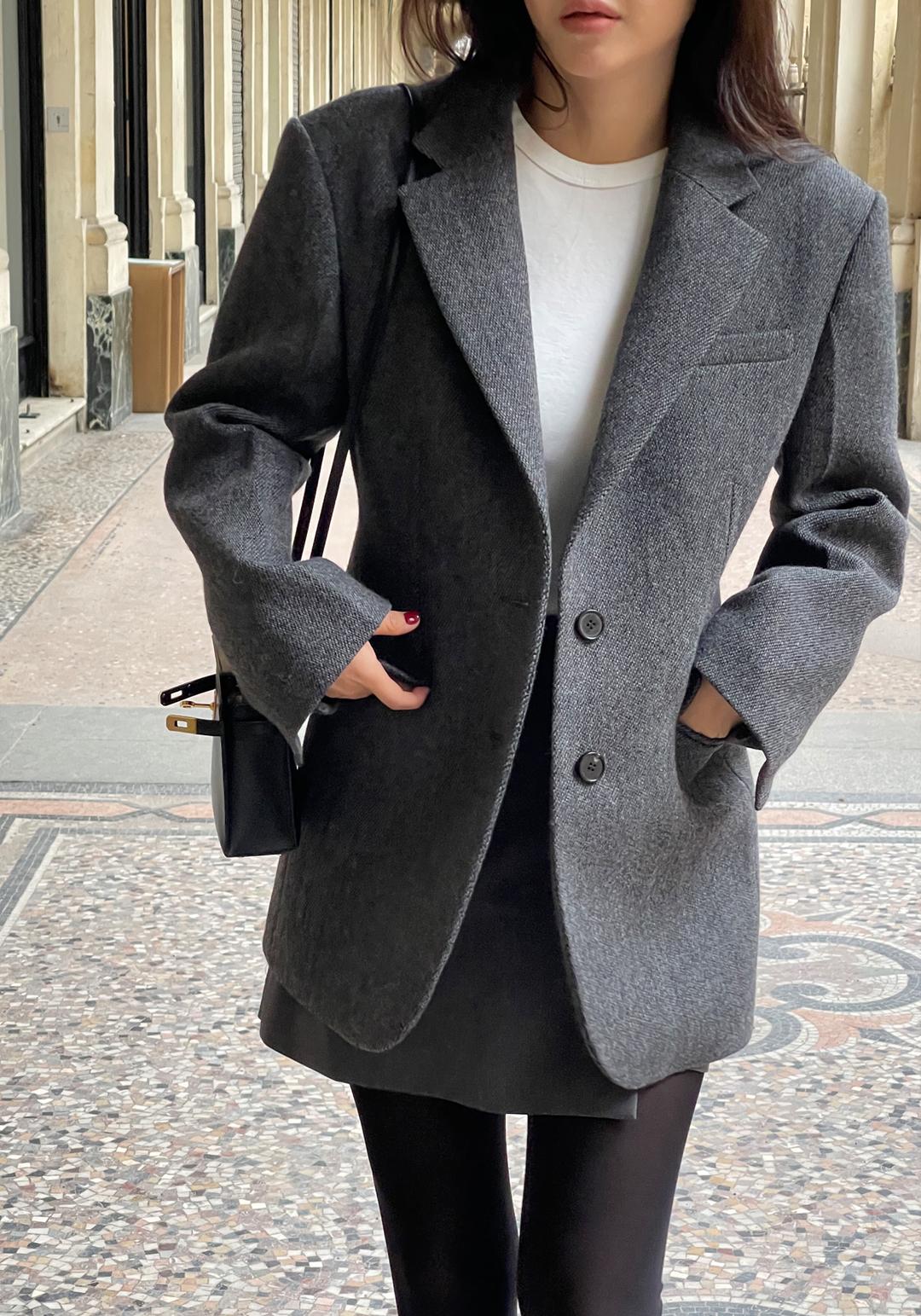 [프리미엄 라인] 카를라 울 자켓(2col)