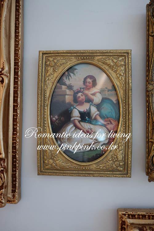 로즈트윈 앤틱골드 액자