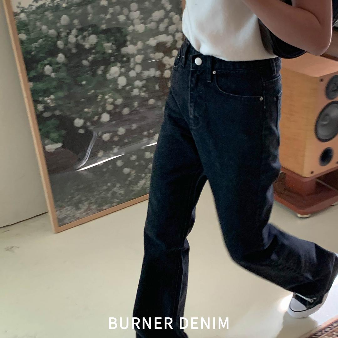 주문폭주🎉 ♡Best재진행!♡ (BURNER) haru black denim *당일배송가능*
