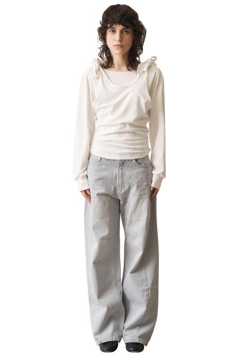 [9/12 예약발송] Layered Scoop Tee, Tangle