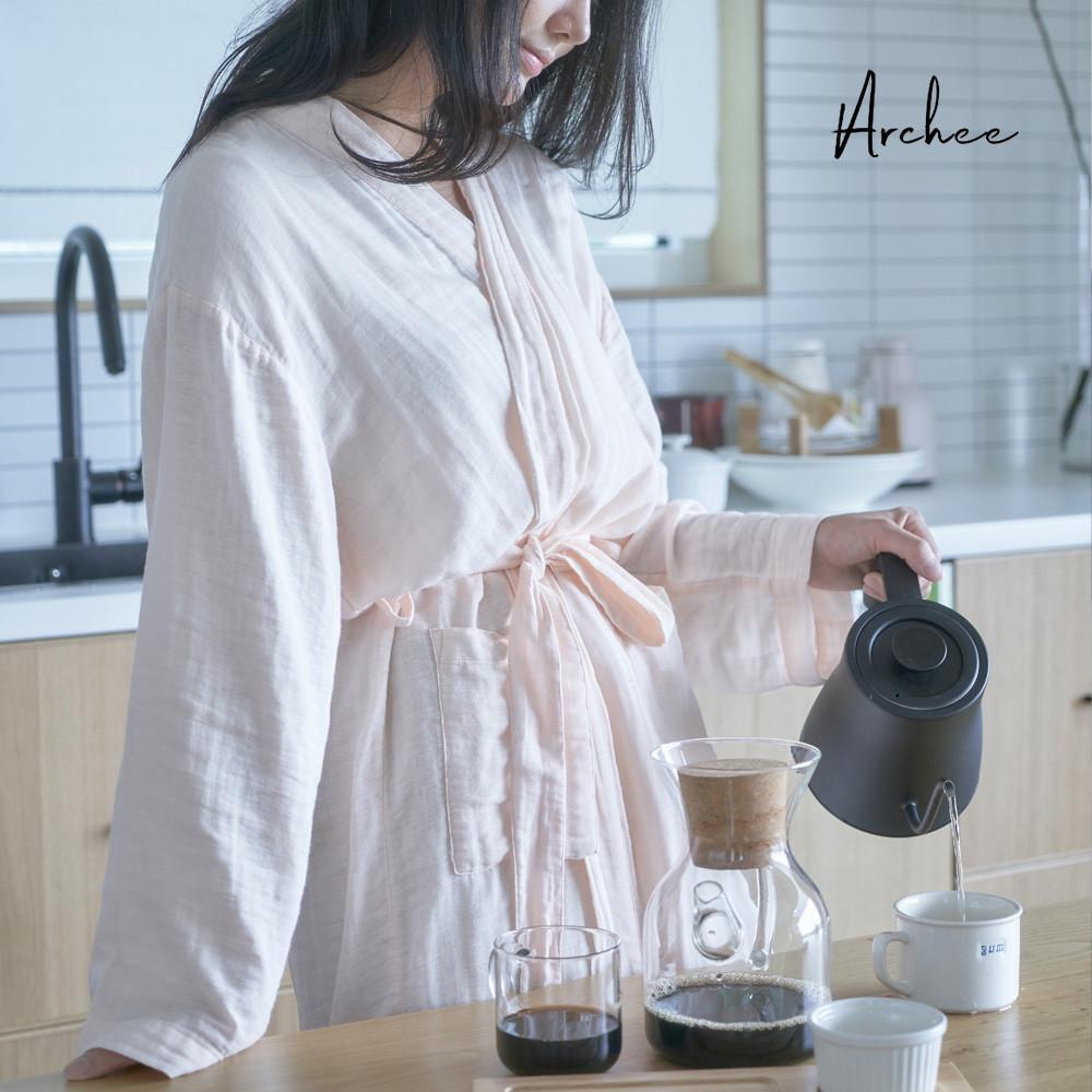 아르셰 샤워가운 타올 극세사 바스 로브 타월 여성 남성 목욕 랩 여름 가을 목욕 욕실 면
