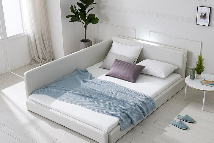 스테디2 LED 슬림가드 저상형침대 매트포함 SS/Q 2colors