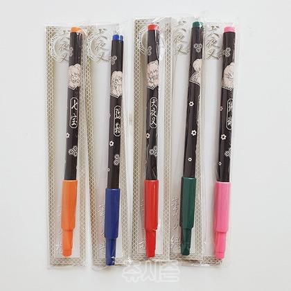 이누야샤굿즈 :: 이누야샤일행 컬러 펜 5종