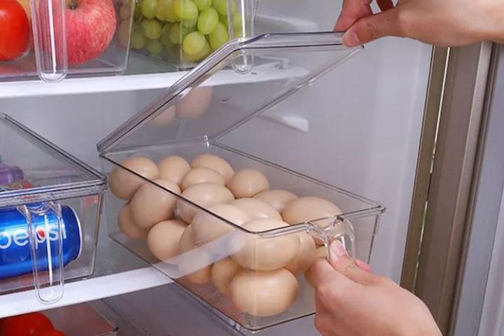 1+1 냉장고 팬트리정리 투명 냉장고 손잡이정리함