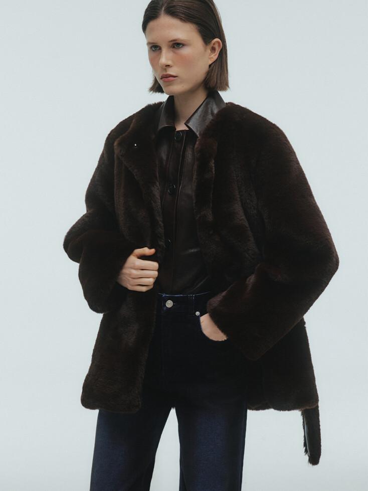 MINK FUR COAT_CHOCO