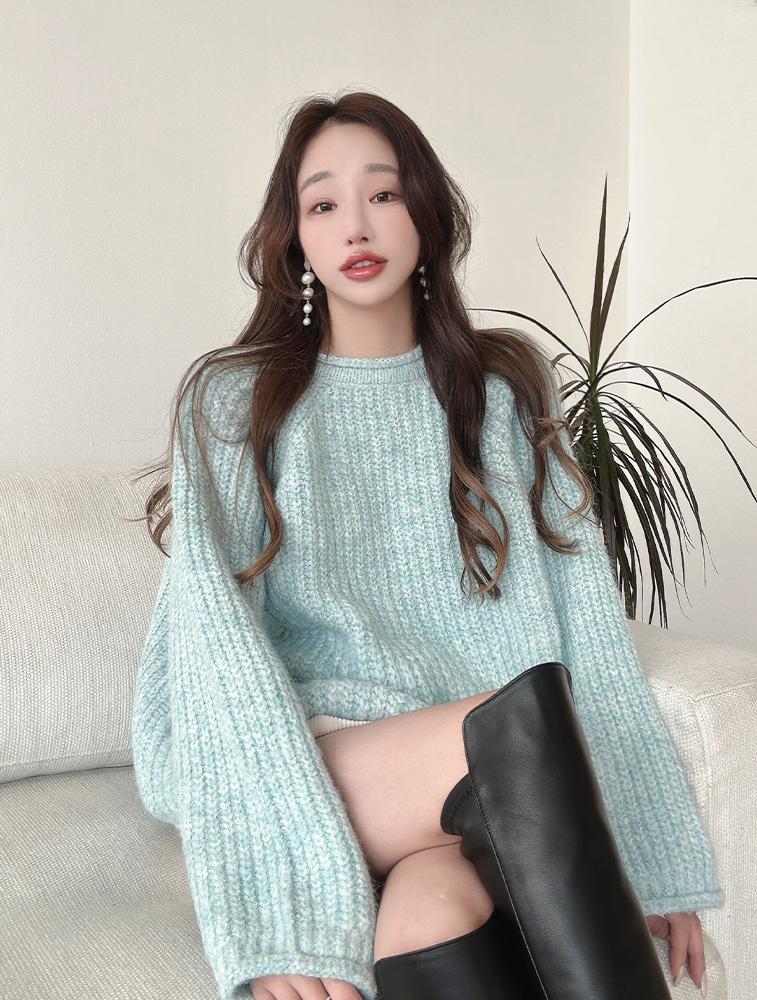 민걸 앙고라 니트 Mean Girl Knit