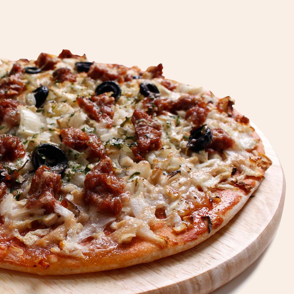 [더브레드블루]블루 비건 피자, 비건빵, 건강간식