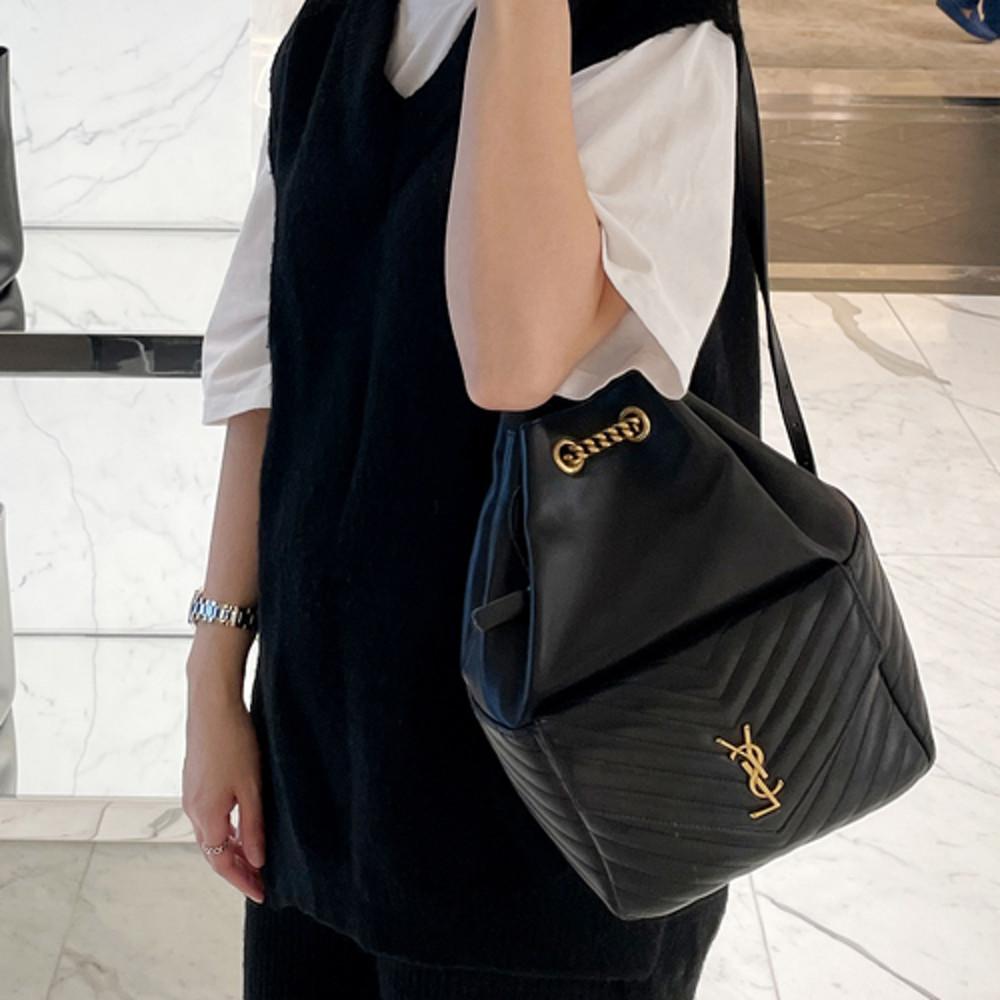 생로랑 조 백팩 (블랙)