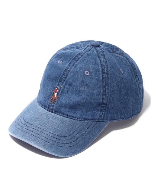 [Polo RalphLauren]인디고 데님 볼 캡 (710957172001)