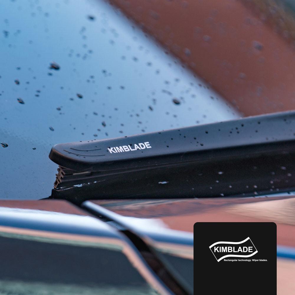 킴블레이드 사각날 실리콘 발수코팅 자동차 와이퍼 후크 12인치 300mm KB9P