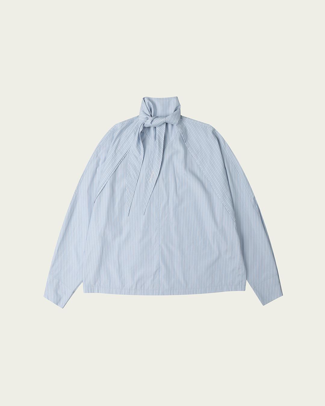 (2차) Raphia Blouse - Striped
