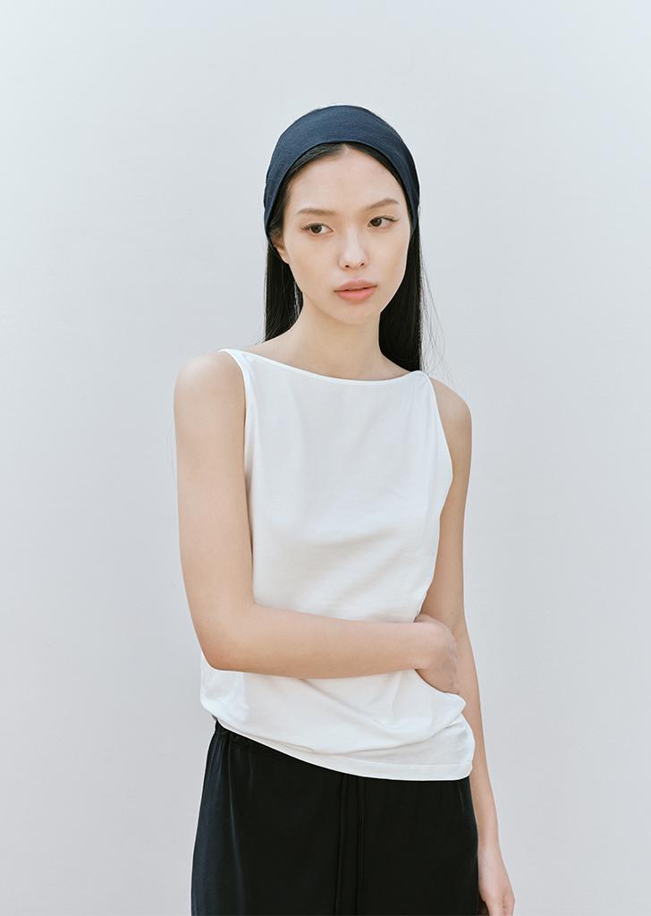 Lia cotton sleeveless / Ivory
