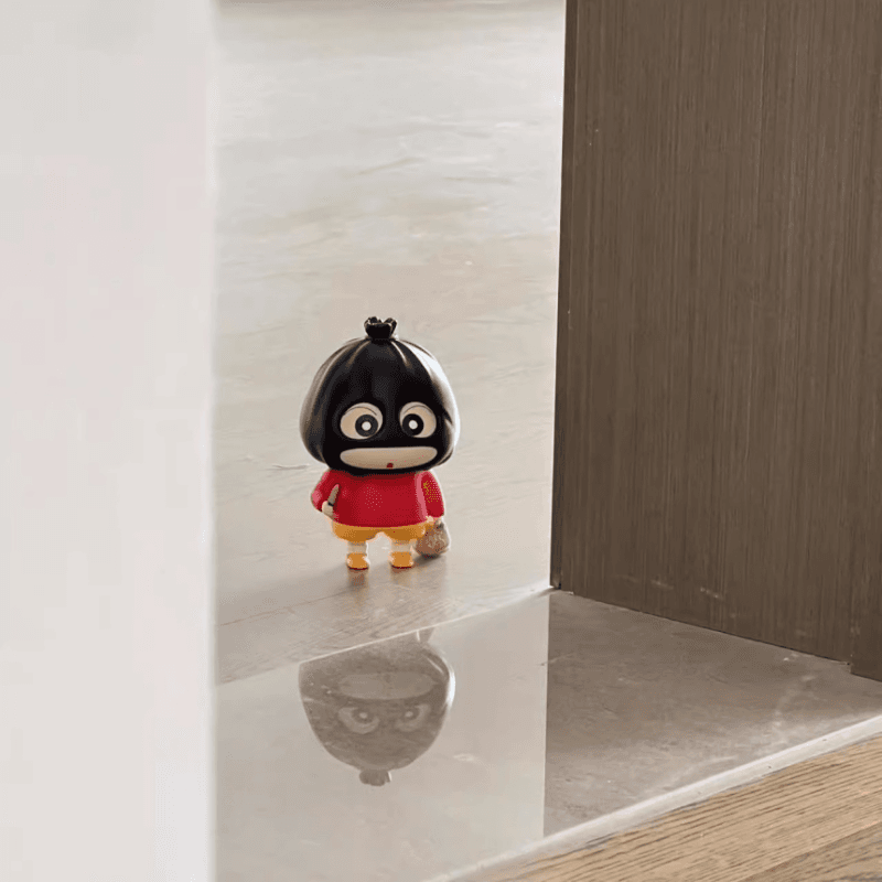 쏠띵즈 검정봉지 강도 맹구 흰둥이 짱구 피규어