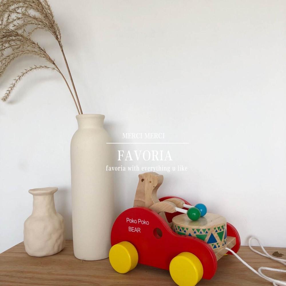 원목 곰돌이 자동차 베어카 촬영 소품 인테리어 소품