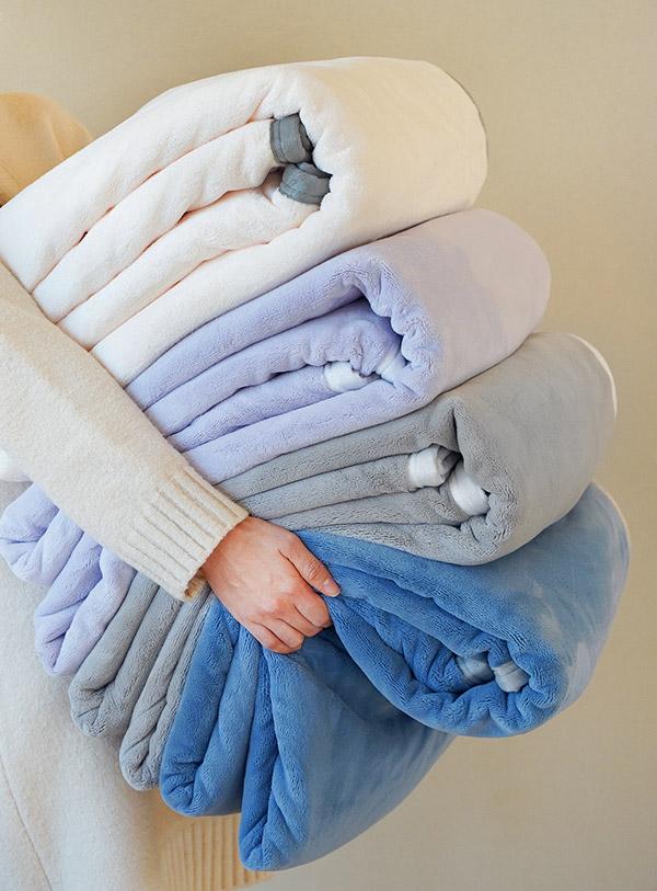 소프트 밀크 500gsm 고밀도 극세사 담요 4colors (MINI/SS/Q)