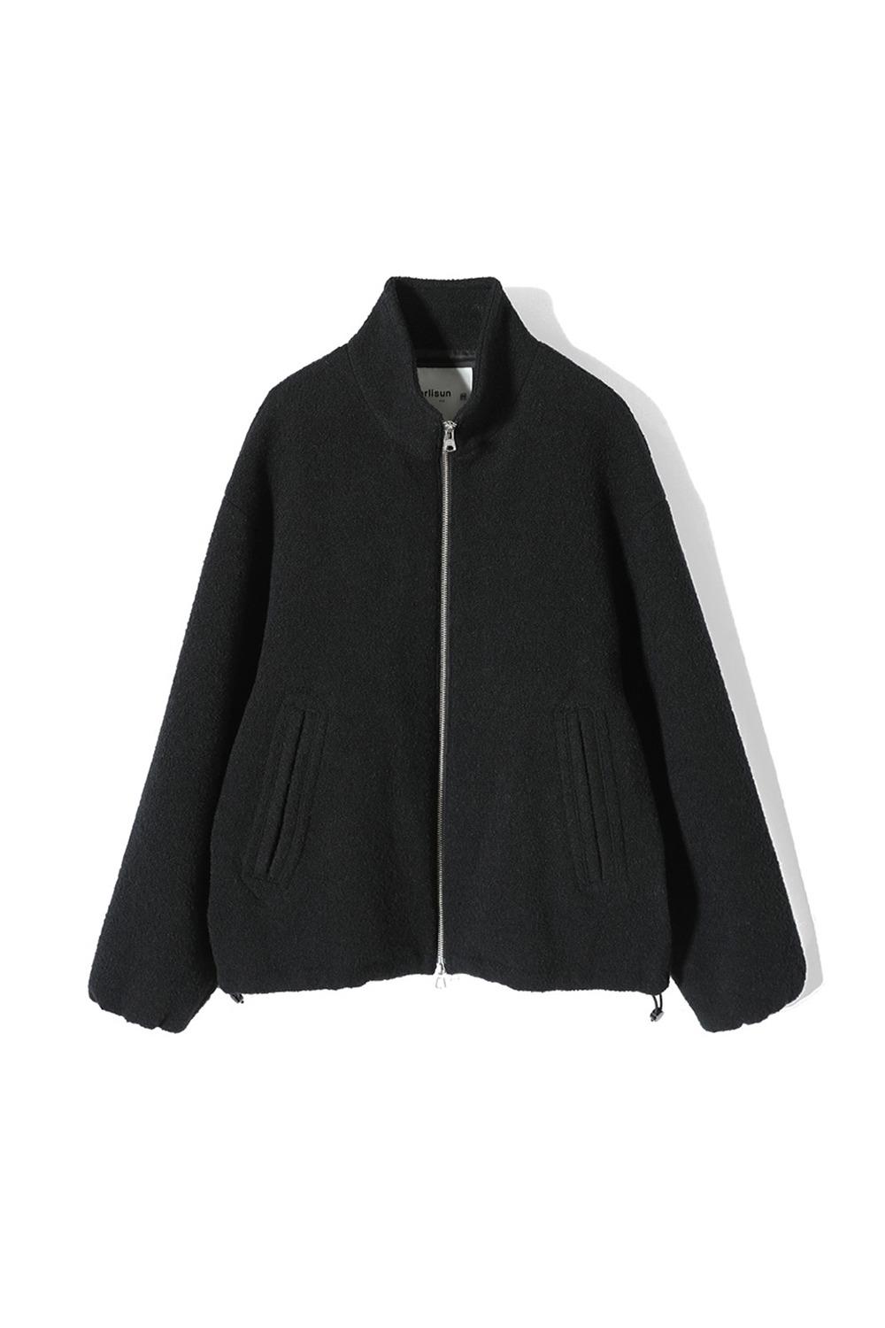 Parker Wool Boucle Jacket Black