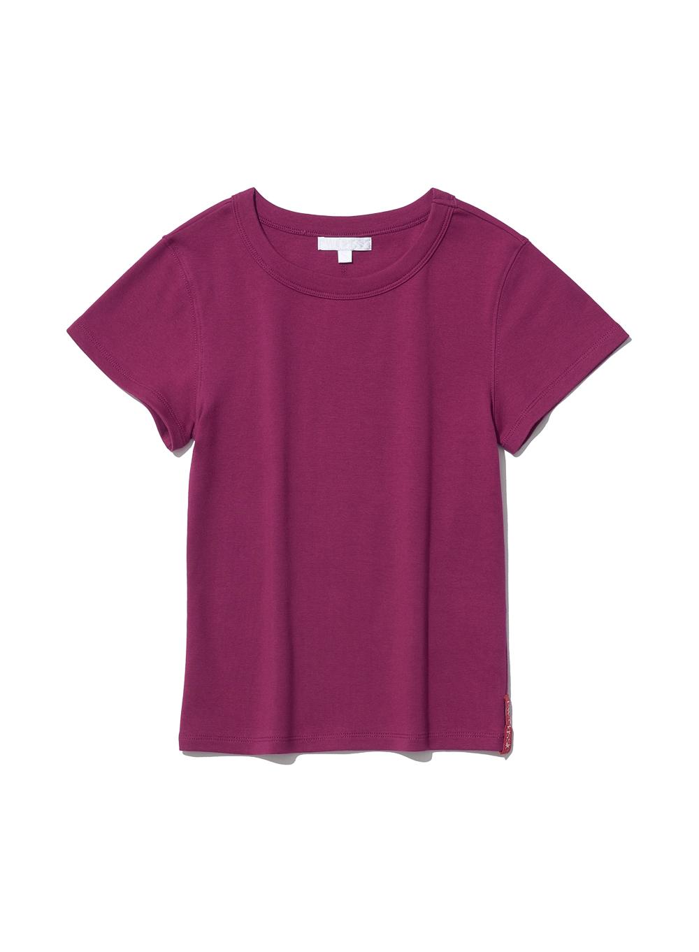 [WOMEN] PWC BABY TEE_PLUM