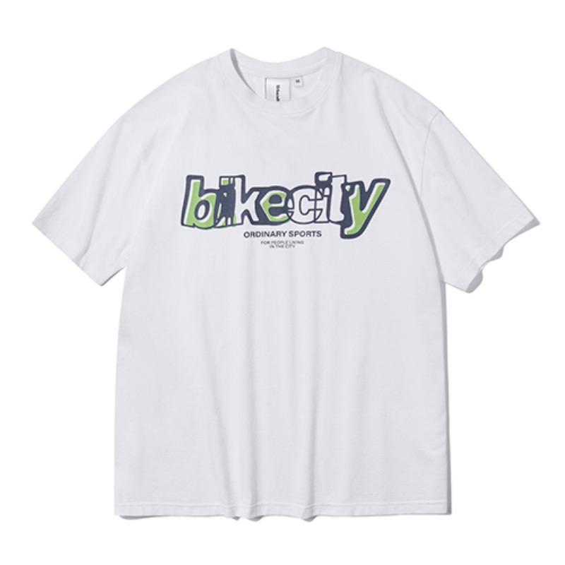 Colorful Bikecity T-shirt_White_DT412