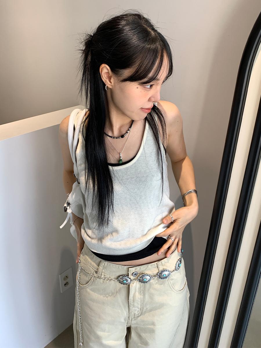 Color mix sleeveless (4color)