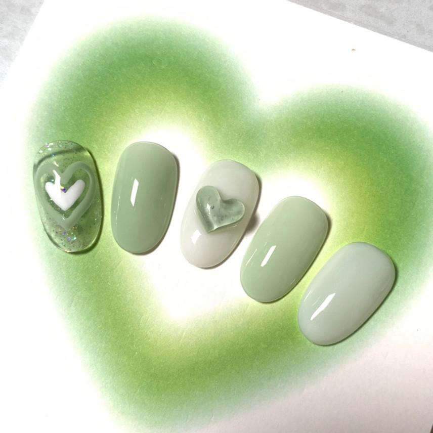 [NEW] 더블하트 네일팁 키치|치크|하트|갸루