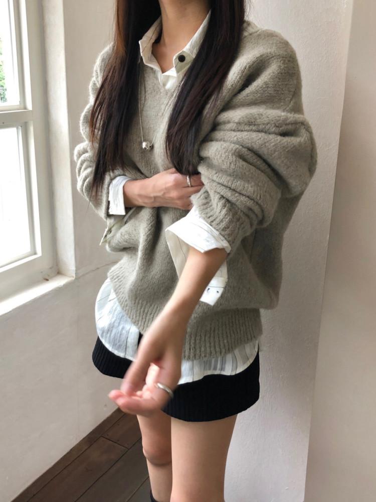 back strap knit (3colors)