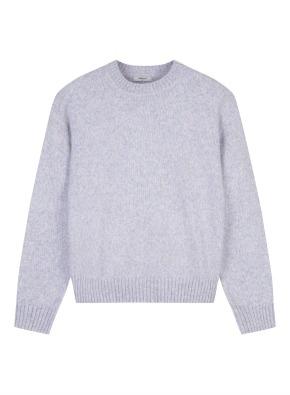 여성) 멀티멜란지 라운드 풀오버