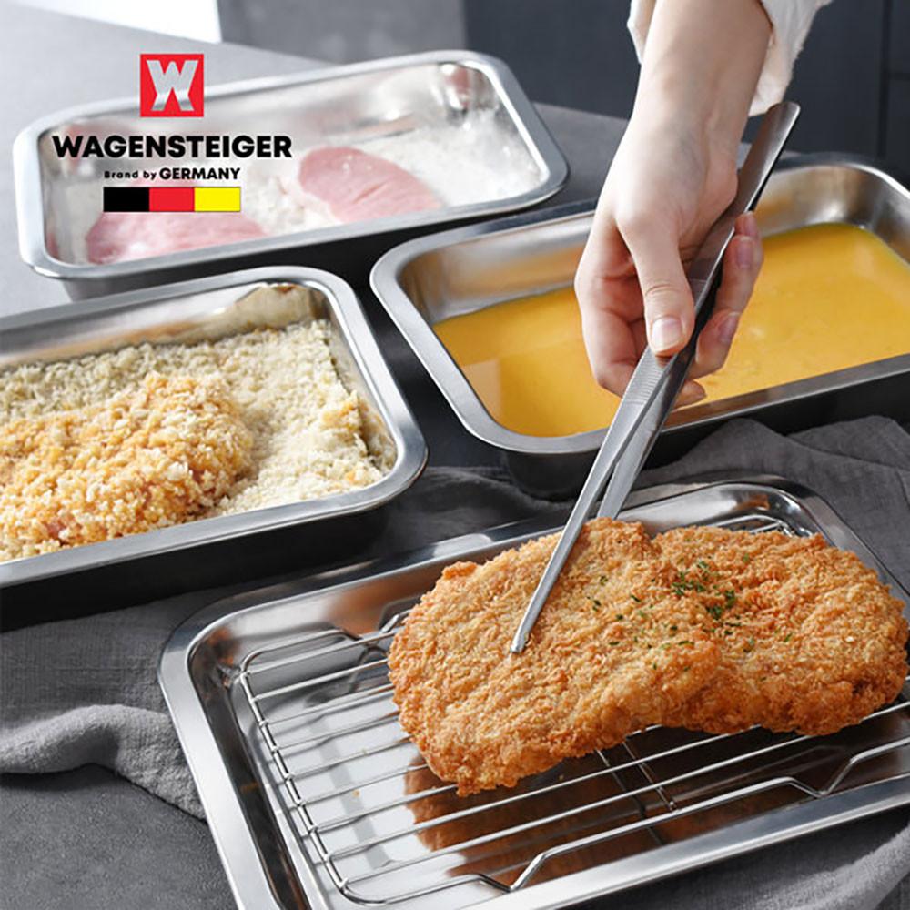바겐슈타이거 올스텐 사각트레이 3종세트 일반형 깊은형 밧드 랙 트레이 튀김 김밥 스테이크