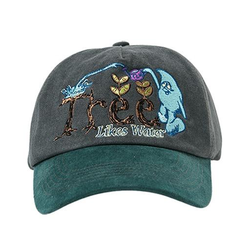 Tlw Cap (grey+deep green)