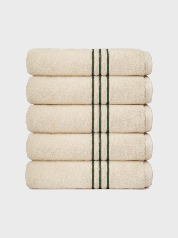 스트라이프 페이스 - 네츄럴 카키 5P 세트