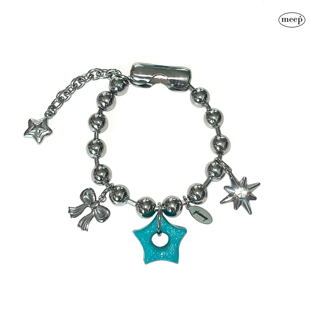 gleaming star charm bracelet [4colors]
