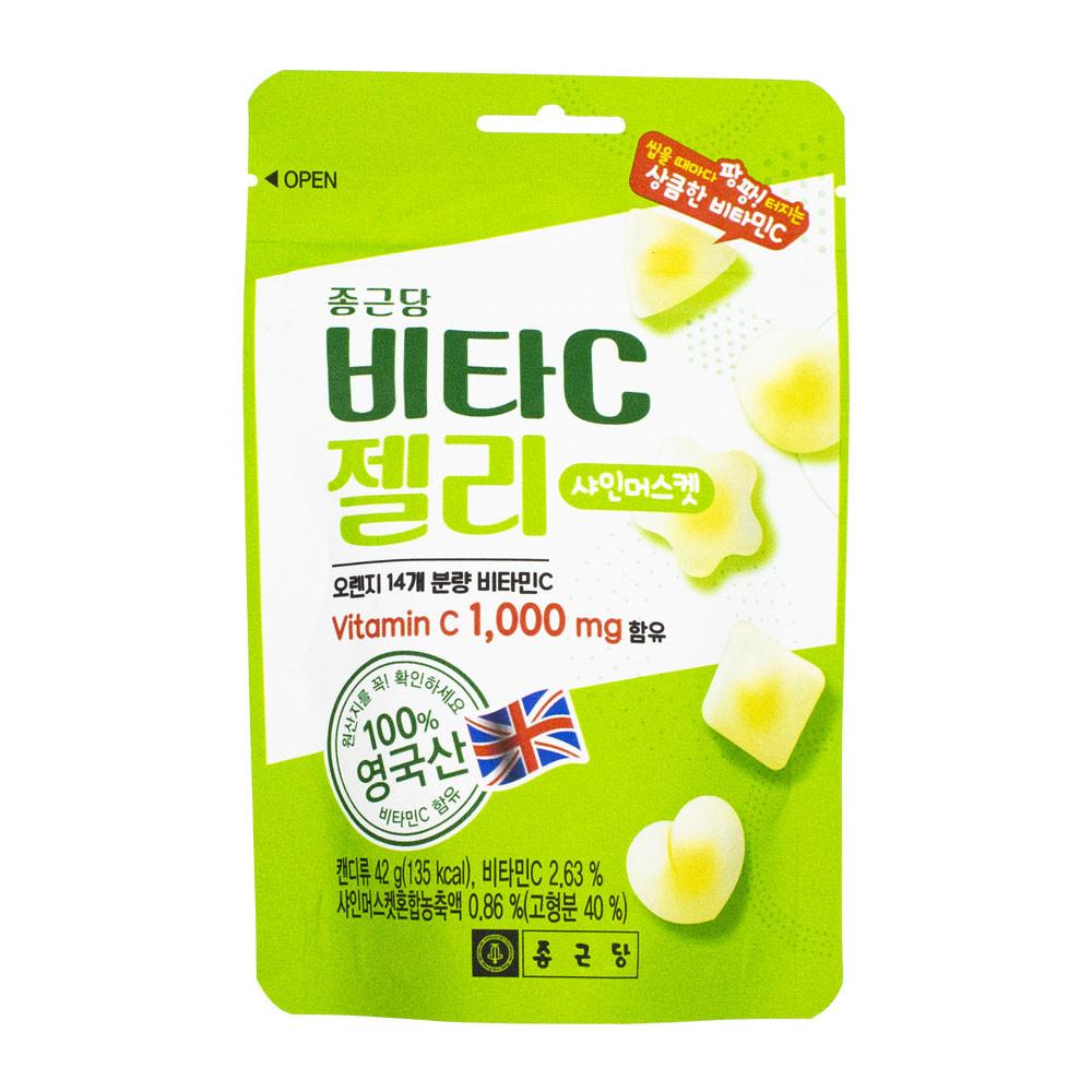 종근당 비타C젤리 샤인머스킷향 42g 아이간식 비타민젤리