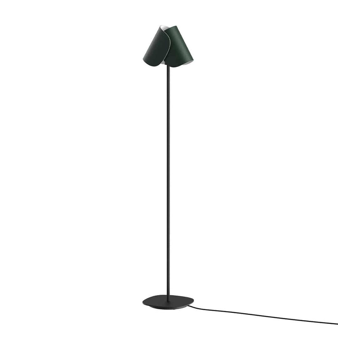 flip floor lamp deep green