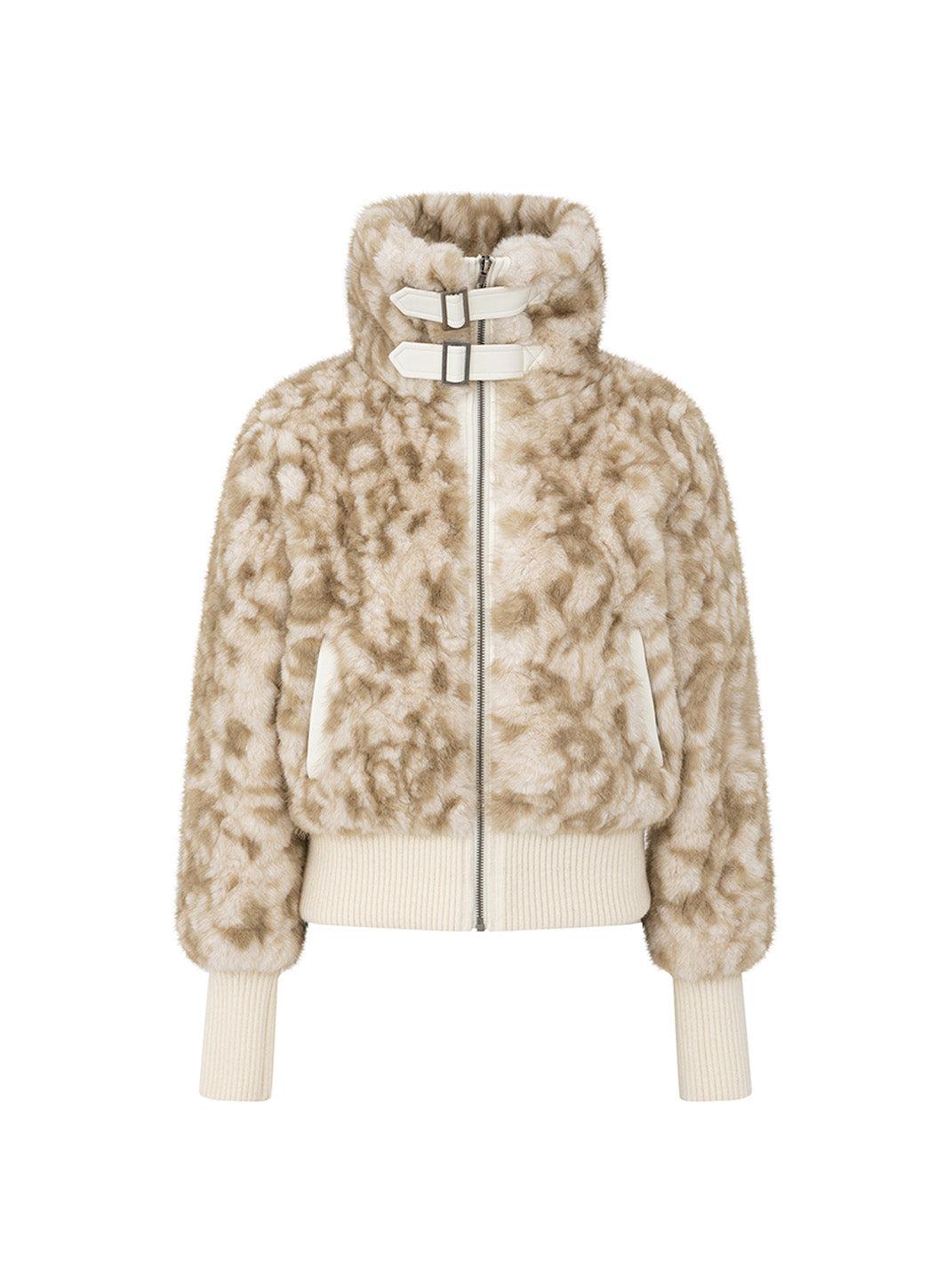 Iamxiaa丨Stand Collar Loose Fit Coat - S