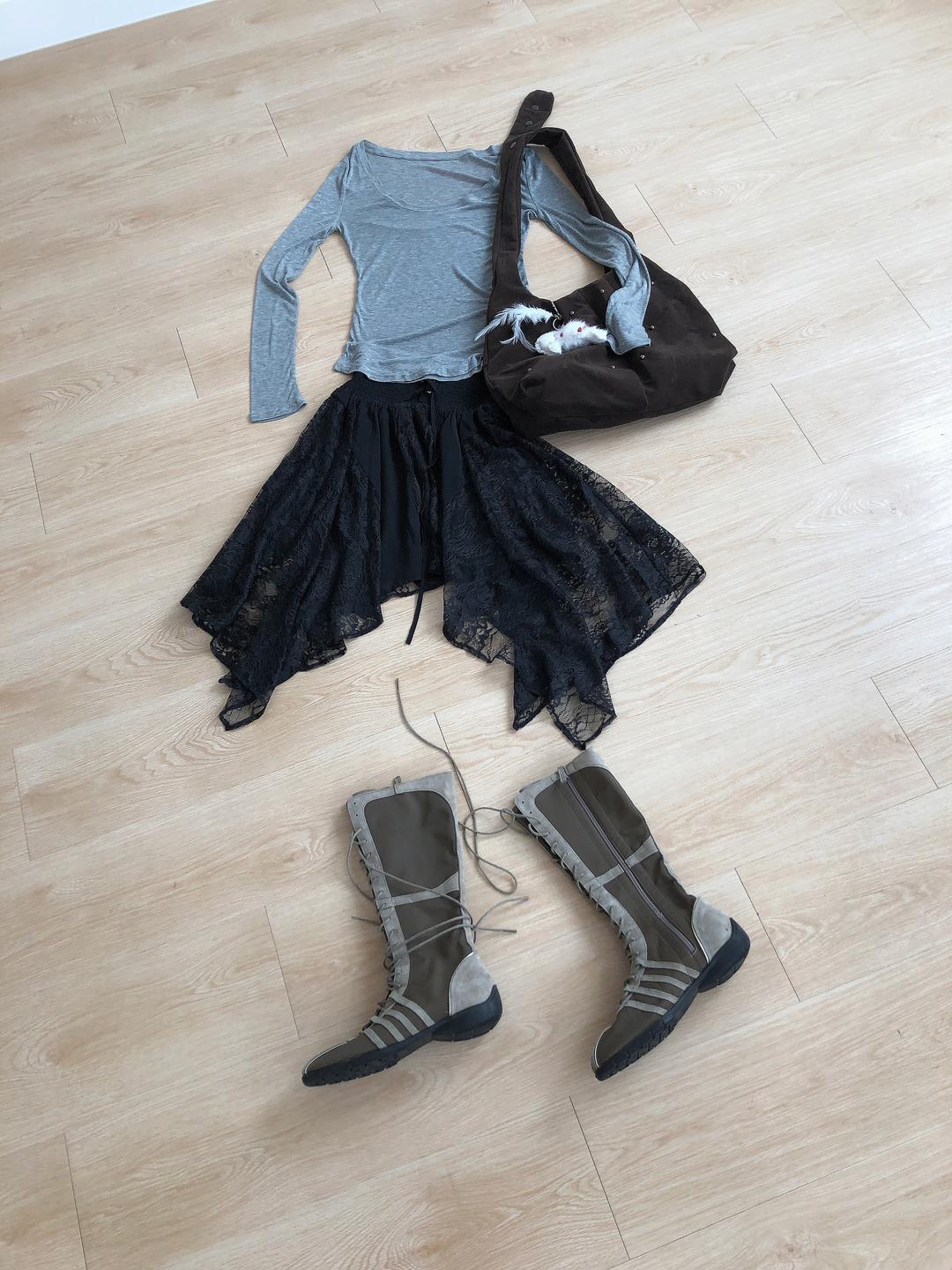 키이라 We corset unbal skirt(속치마 내장)