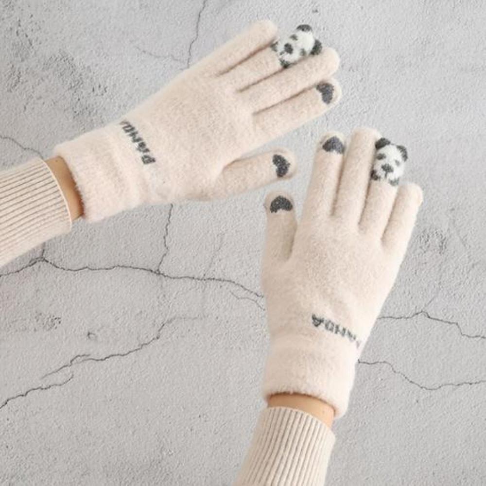 팬더장갑 스마트폰터치장갑 겨울용 귀여운 방한장갑