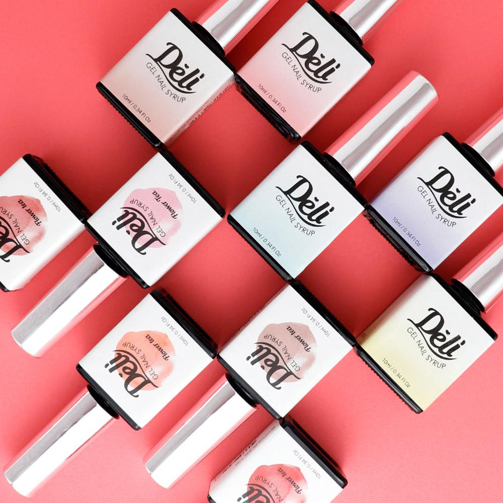 [델리뷰티] 젤네일 시럽 컬러 10ml (19 컬러)/누디컬러/글리터 시럽젤