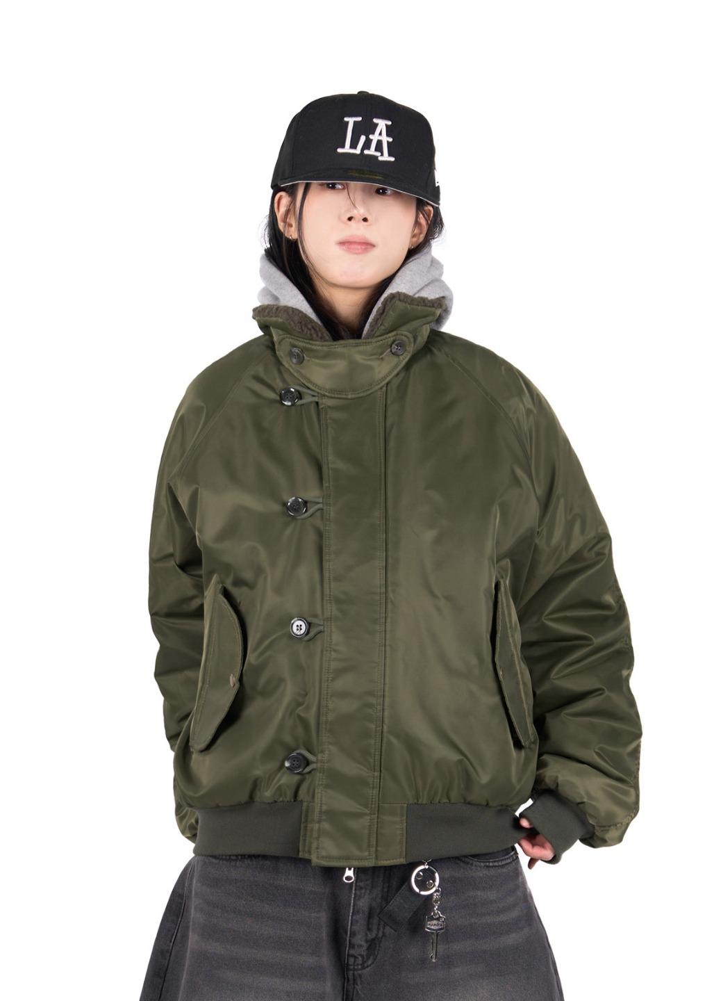 FRAME PADDED BOMBER JACKET