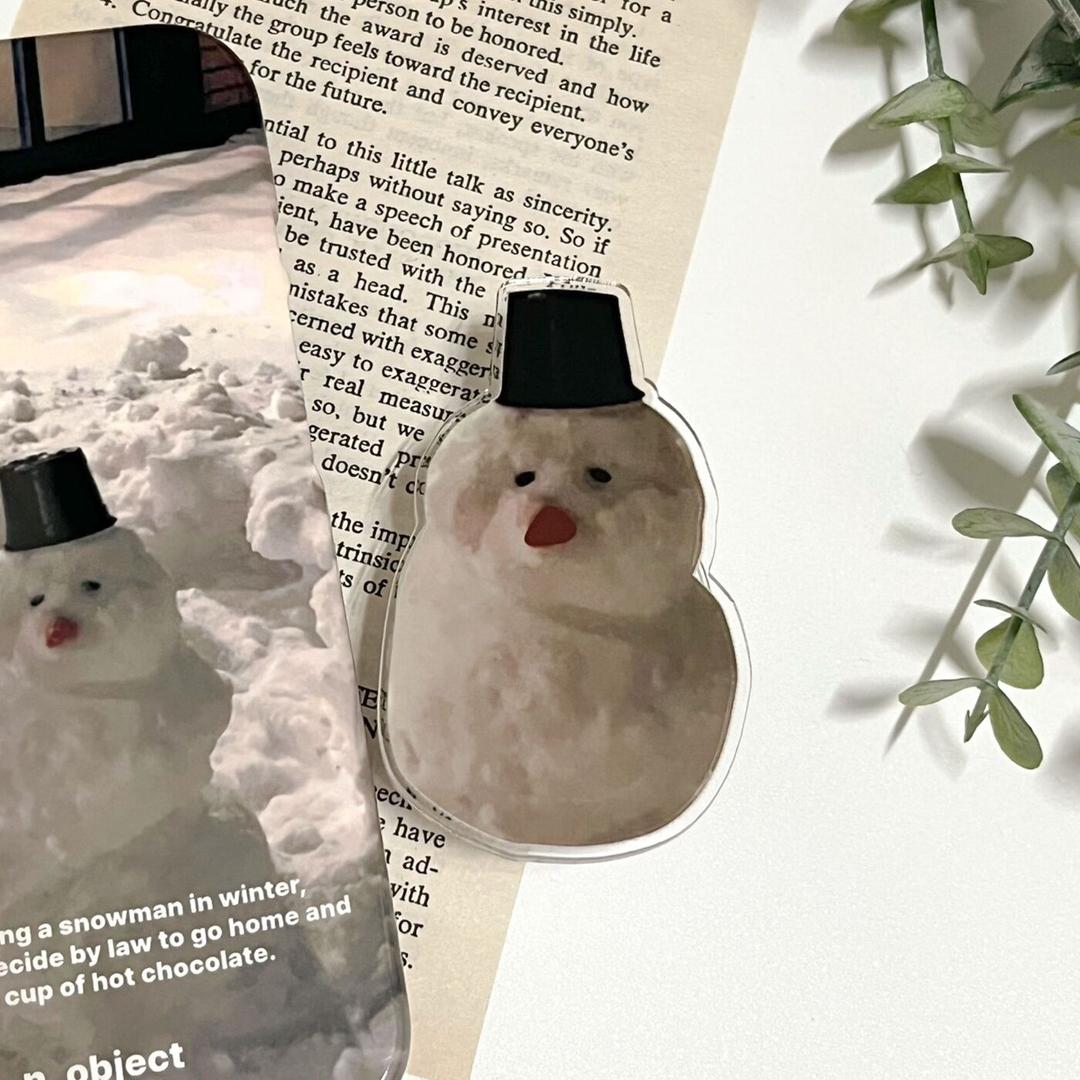 [무료배송][아크릴톡] 눈사람