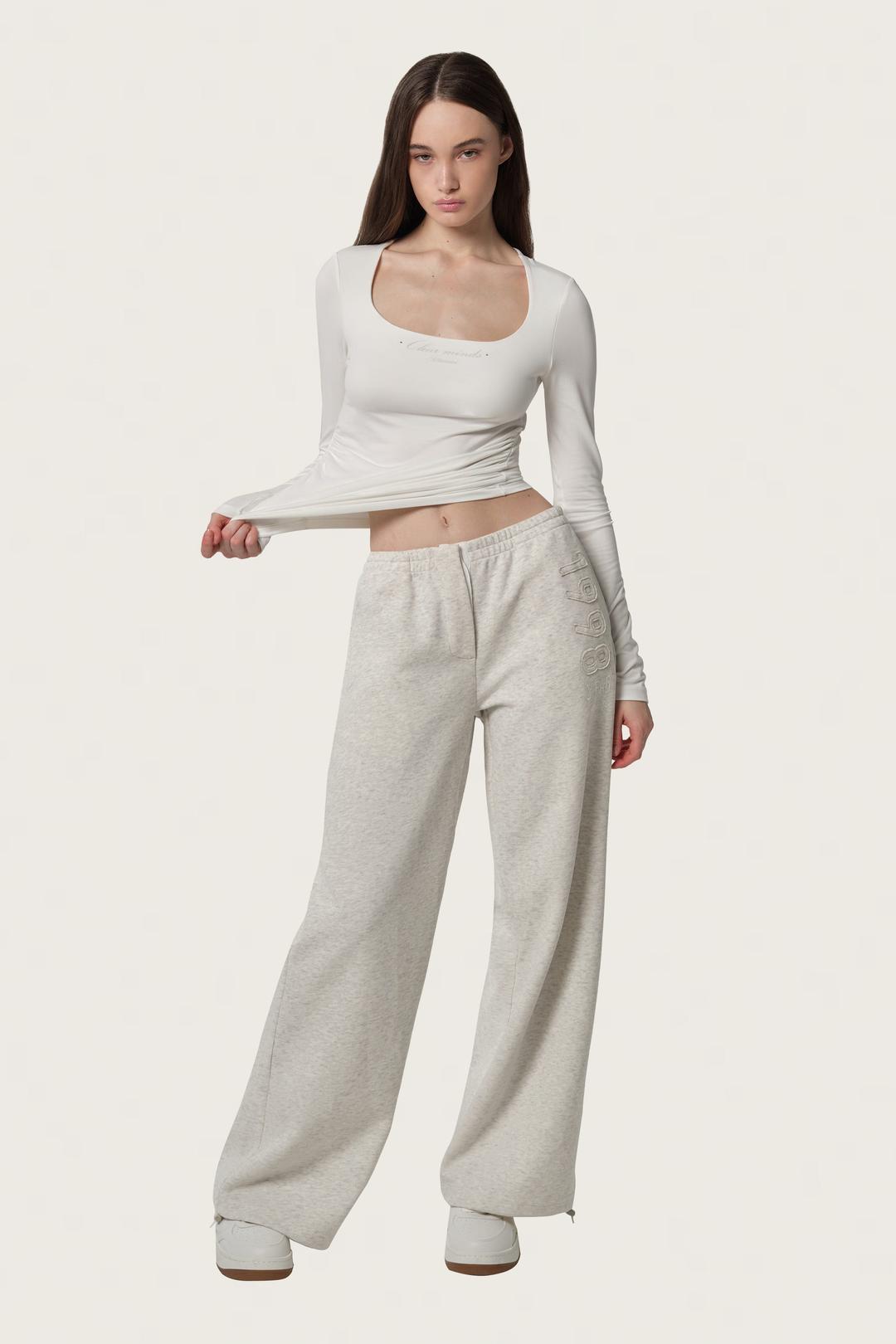 Clear mind square top +1998 Club straight pants