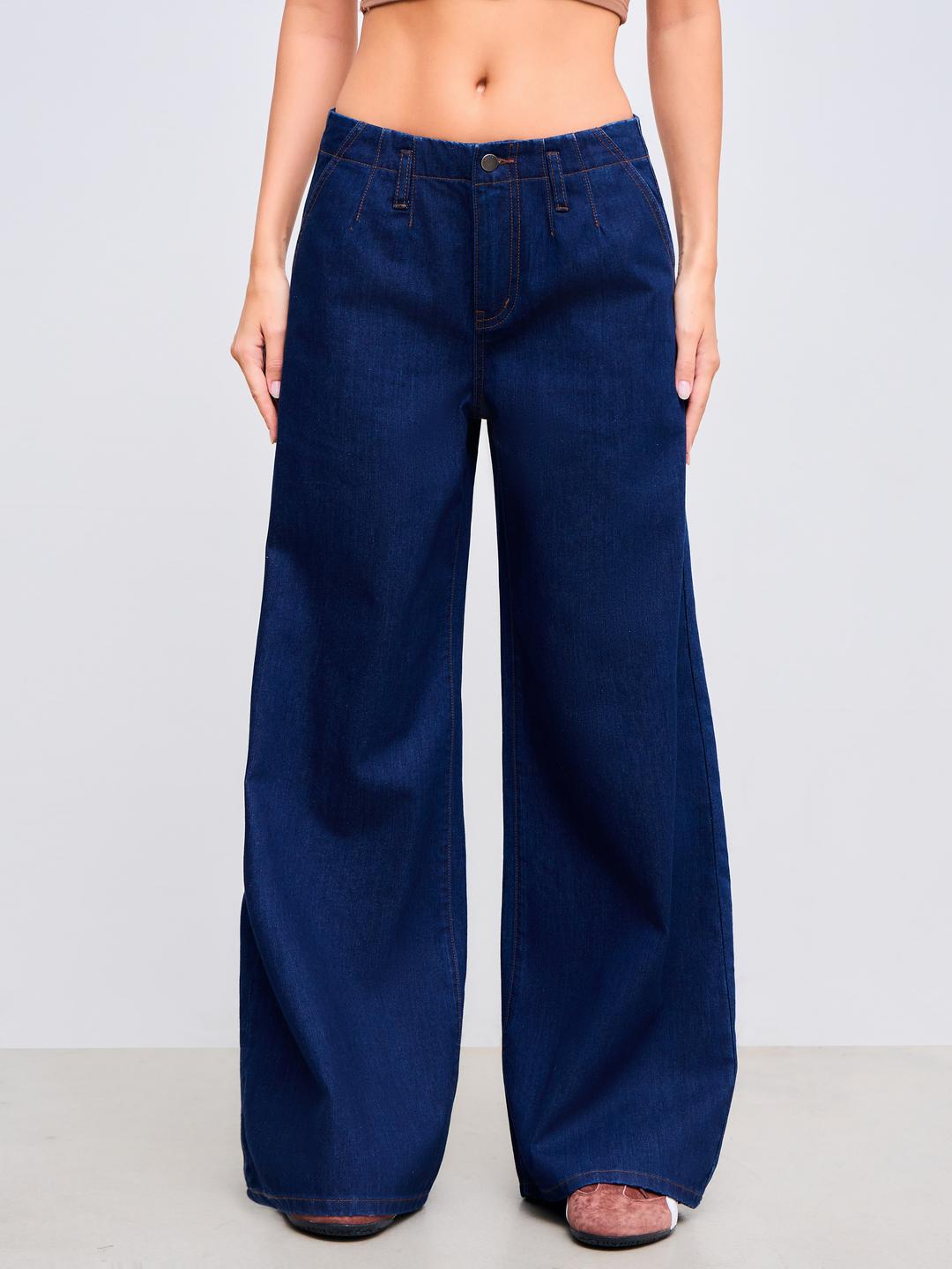 Cider Denim Low Rise Baggy Jeans