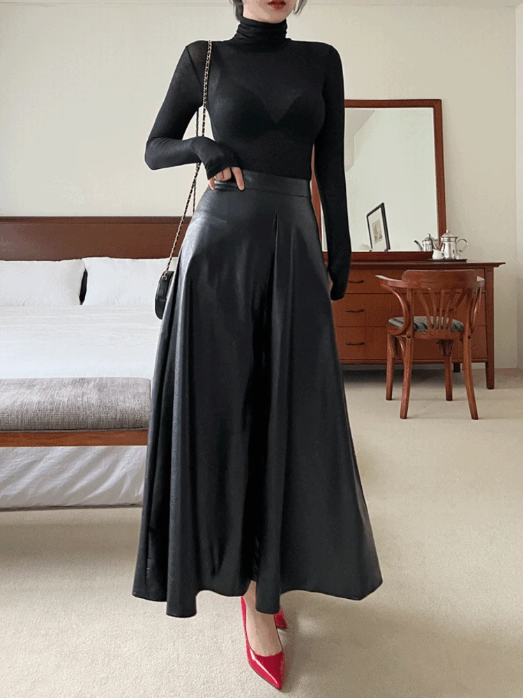 [MADE] 누적판매 7천장 / 세레나 레더 맥시스커트