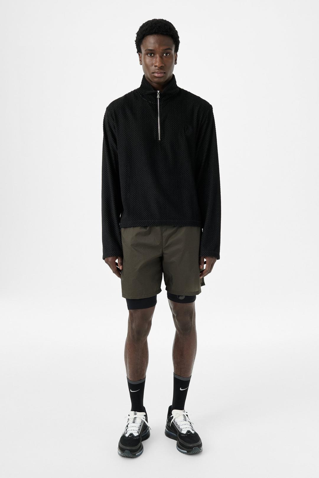 Sport Half Zip Black