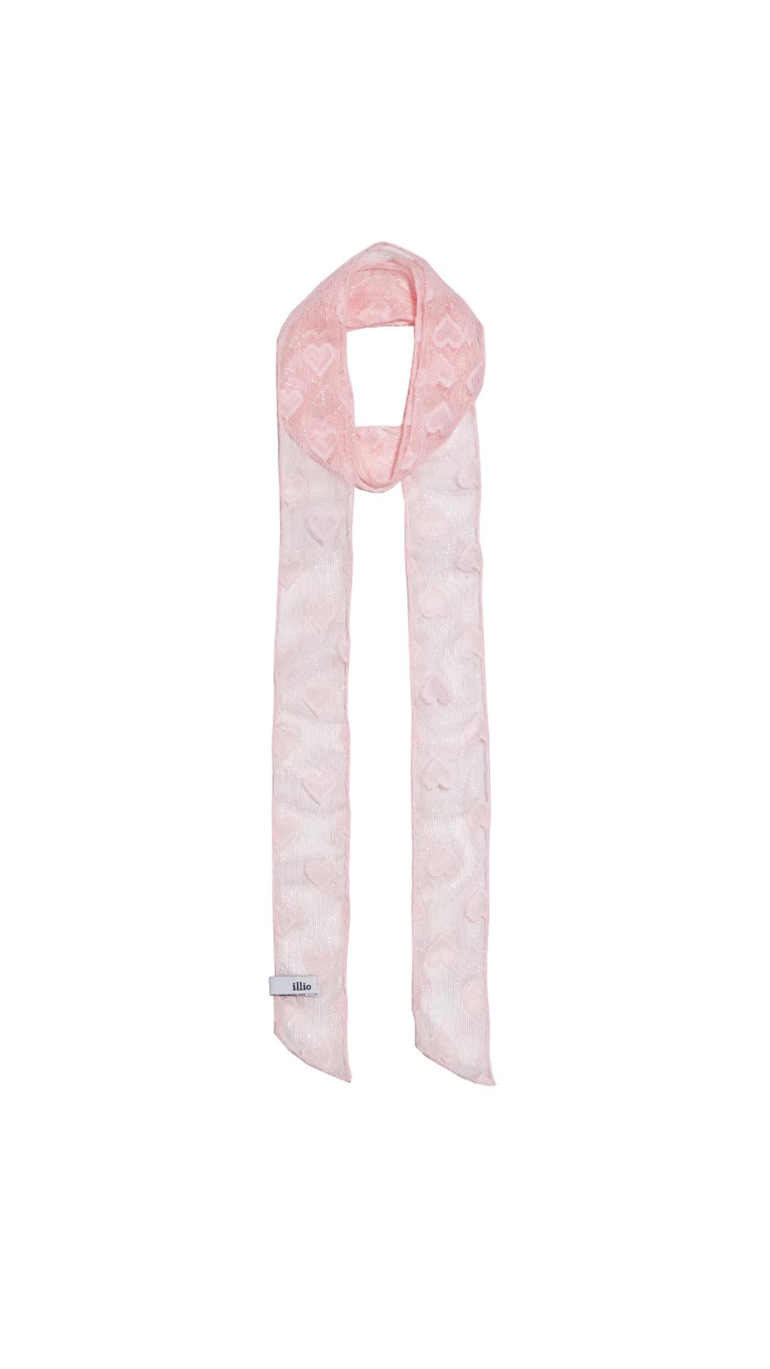 PINKHEART LACE MUFFLER