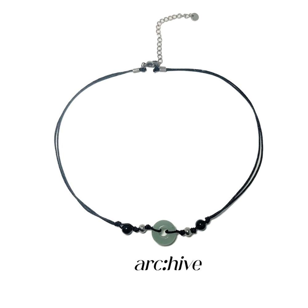 Greenery gemstone necklace 오리엔탈 원석 목걸이
