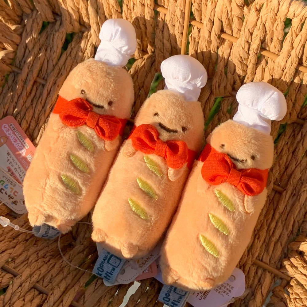 스밋코구라시 빵점장 키링 가방고리 키체인 바게트요리사