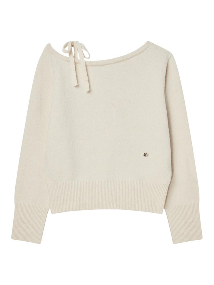 키니 원숄더 풀오버 [IVORY]